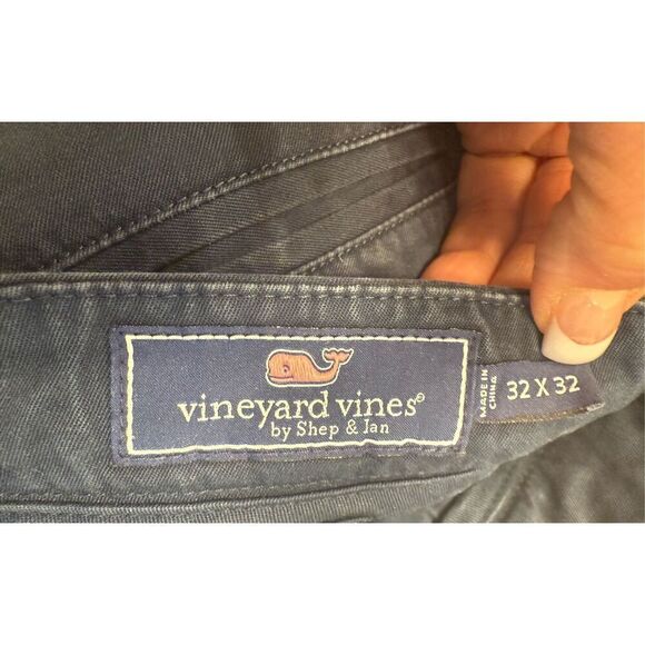 Vineyard Vines Men’s Chino Slim Pant Sz. 32 X 32 Navy Blue Preppy Classic - Picture 4 of 6